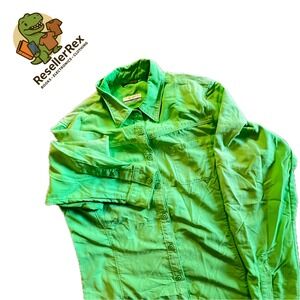 Columbia‎ Long Sleeve Lightweight Outdoor Shirt Green Women's Size Small